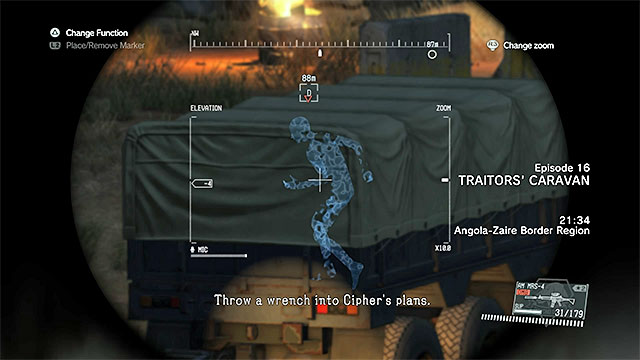 The convoys makes stops in all of the major locations along its route - Remaining Traitors Caravan secondary mission objectives - Mission 16 - Traitors Caravan - Metal Gear Solid V: The Phantom Pain - Game Guide and Walkthrough
