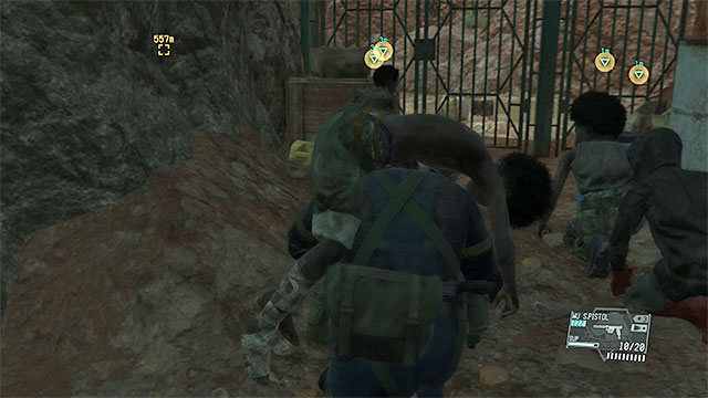 One of the children needs to be carried, the rest of them will head south by themselves. - Escorting the children to the exfiltration point - Mission 18 - Blood Runs Deep - Metal Gear Solid V: The Phantom Pain - Game Guide and Walkthrough