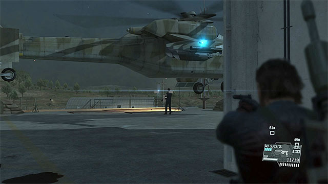 You may knock down the official when he will leave the helicopter - Eliminating the CFA official - Mission 21 - The War Economy - Metal Gear Solid V: The Phantom Pain - Game Guide and Walkthrough