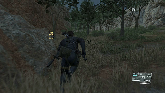 Walk along the valley - Reaching the location where the engineers are being kept - Mission 24 - Close Contact - Metal Gear Solid V: The Phantom Pain - Game Guide and Walkthrough