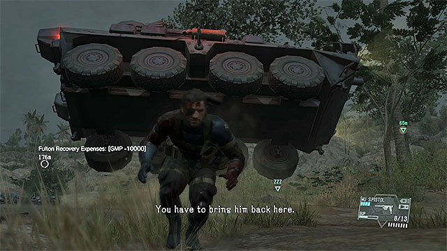 It is best to Fulton the APC. - Extracting Code Talker - Mission 28 - Code Talker - Metal Gear Solid V: The Phantom Pain - Game Guide and Walkthrough