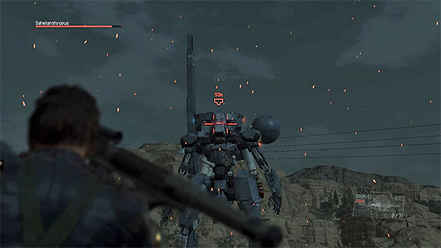 Focus on destroying the Sahelanthropus head. - The first phase of the battle with Sahelanthropus - How to defeat Sahelanthropus (the final boss of chapter 1)? - Metal Gear Solid V: The Phantom Pain - Game Guide and Walkthrough