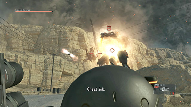 D-Walker will be only slightly helpful when fighting the boss. - How to win with Sahelanthropus in the Extreme mode? - Mission 50 - [Extreme] Sahelanthropus - Metal Gear Solid V: The Phantom Pain - Game Guide and Walkthrough