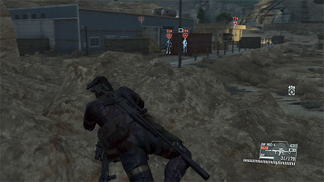 Go past the rifle range to reach the building with the sniper. - Side-Ops missions walkthroughs (21-30) - Side-Ops - Metal Gear Solid V: The Phantom Pain - Game Guide and Walkthrough