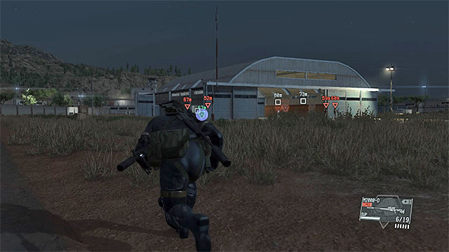 Description: You have to search the area to the south of Nova Braga Airport, namely the hangar shown in the picture above - Side-Ops missions walkthroughs (41-50) - Side-Ops - Metal Gear Solid V: The Phantom Pain - Game Guide and Walkthrough