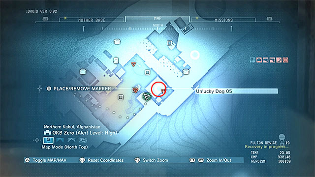 Description: In this mission, the hostages are held in OKB Zero base - Side-Ops missions walkthroughs (61-70) - Side-Ops - Metal Gear Solid V: The Phantom Pain - Game Guide and Walkthrough