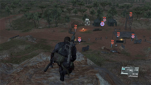 Reach the vantage point and eliminate all enemies - Side-Ops missions walkthroughs (71-80) - Side-Ops - Metal Gear Solid V: The Phantom Pain - Game Guide and Walkthrough