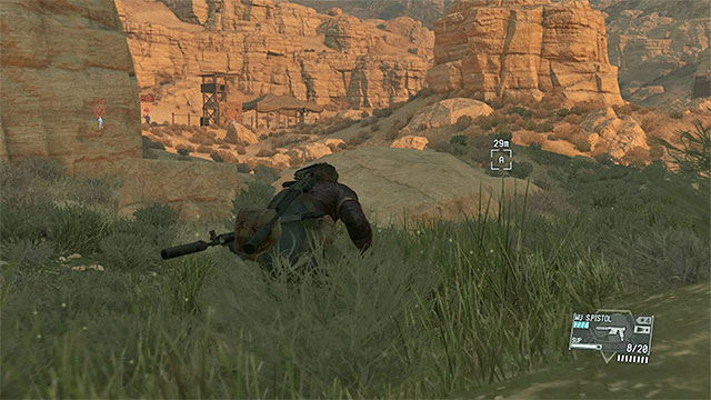 The minefield is next to one of the outposts - Side-Ops missions walkthroughs (81-90) - Side-Ops - Metal Gear Solid V: The Phantom Pain - Game Guide and Walkthrough