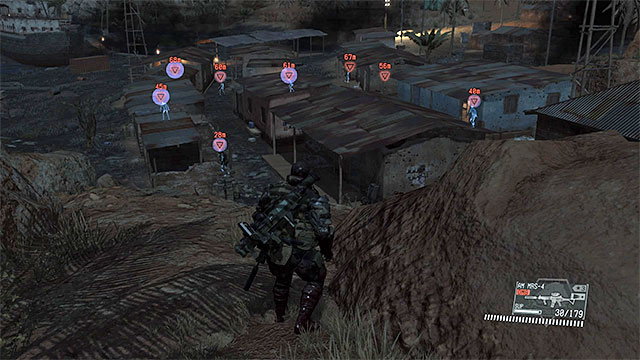 Do a quick reckon from the hill near the village. - Side-Ops missions walkthroughs (141-150) - Side-Ops - Metal Gear Solid V: The Phantom Pain - Game Guide and Walkthrough