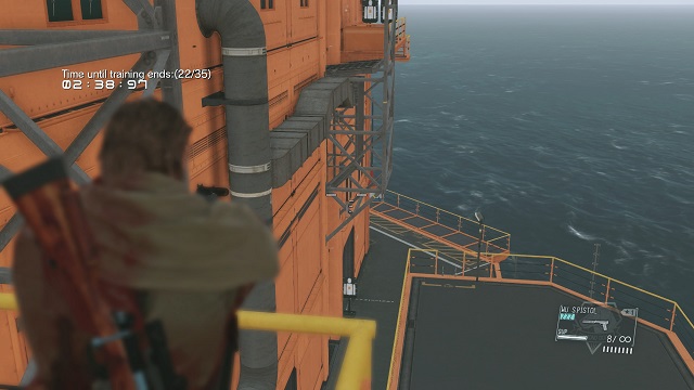 Stairs near the landing pad - Side-Ops missions walkthroughs (151-157) - Side-Ops - Metal Gear Solid V: The Phantom Pain - Game Guide and Walkthrough