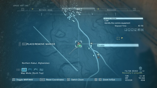 The location of the diamond - Diamonds in Wialo Village (Afghanistan) - Rough Diamonds - Metal Gear Solid V: The Phantom Pain - Game Guide and Walkthrough