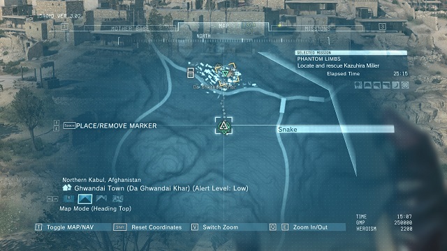 The location of the diamond - Diamonds in Ghwandai Town (Afghanistan) - Rough Diamonds - Metal Gear Solid V: The Phantom Pain - Game Guide and Walkthrough