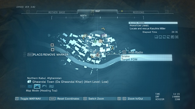 The location of the diamond - Diamonds in Ghwandai Town (Afghanistan) - Rough Diamonds - Metal Gear Solid V: The Phantom Pain - Game Guide and Walkthrough