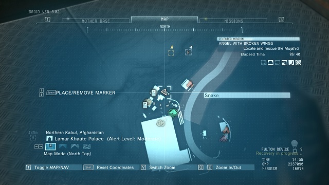 Diamonds location. - Diamonds in Lamar Khaate Palace (Afghanistan) - Rough Diamonds - Metal Gear Solid V: The Phantom Pain - Game Guide and Walkthrough