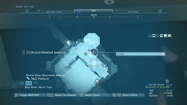 Location of the diamond - Diamonds in the Mother Base - Rough Diamonds - Metal Gear Solid V: The Phantom Pain - Game Guide and Walkthrough