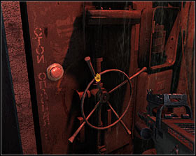 Walkthrough: Wait for the main character to use the ladder and move closer to a large gate found in front of you #1 - Walkthrough - Prologue - Fist steps - Metro 2033 - Game Guide and Walkthrough