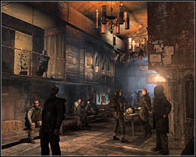 Make sure to examine a kitchen pot along the way #1 so that you'll have a chance to collect 3 rounds of gold ammunition - Walkthrough - Exhibition* - Walkthrough - Chapter 1 - Metro 2033 - Game Guide and Walkthrough
