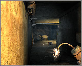 Take cover behind one of the larger objects as soon as you've entered a new corridor #1, because enemy troops will show up in the area - Walkthrough - Lost Tunnel - Chapter 2 - Metro 2033 - Game Guide and Walkthrough