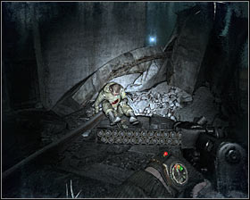 Remain on the upper level and head forward #1 - Walkthrough - Bridge - Chapter 2 - Metro 2033 - Game Guide and Walkthrough