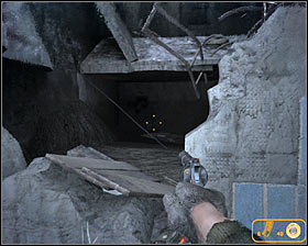 Notice that you can use the opportunity to examine a body the flying demon was feeding on #1 to collect some ammunition - Walkthrough - Dead City 1* - Chapter 2 - Metro 2033 - Game Guide and Walkthrough