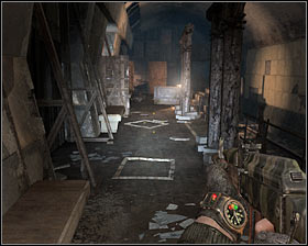 There are four passageways leading to the next area - Walkthrough - Dry - Chapter 3 - Metro 2033 - Game Guide and Walkthrough