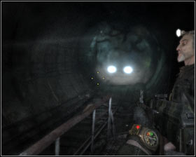 Proceed to the next section of the tunnel - Walkthrough - Ghosts* - Chapter 3 - Metro 2033 - Game Guide and Walkthrough