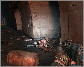 Once you've listened to the conversation you should find a chest with a lot of standard supplies and 5 rounds of gold ammunition #1 - Walkthrough - Cursed* - Chapter 3 - Metro 2033 - Game Guide and Walkthrough