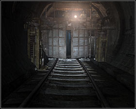 Walkthrough: Ignore the fact that your weapons are holstered, because you won't encounter any monsters here - Walkthrough - Armory - Chapter 3 - Metro 2033 - Game Guide and Walkthrough