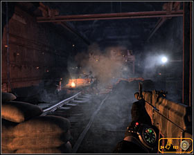 Make sure that the surrounding area has been secured and start heading towards a large bridge #1 - Walkthrough - Front Line* - Chapter 4 - Metro 2033 - Game Guide and Walkthrough