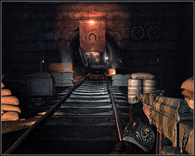Securing the lower platforms mentioned in the text is possible #1, however you wouldn't find anything interesting aside from several enemy units - Walkthrough - Front Line* - Chapter 4 - Metro 2033 - Game Guide and Walkthrough