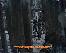 You should know that a large patrol is heading your way - Walkthrough - Outpost - Chapter 4 - Metro 2033 - Game Guide and Walkthrough