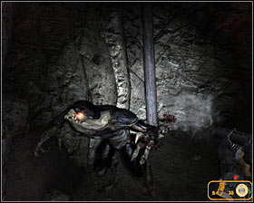 Once you're inside a new cave #1 you should notice that a new monster has appeared in the area - Walkthrough - Cave - Chapter 6 - Metro 2033 - Game Guide and Walkthrough