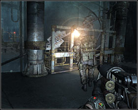 Be careful, because you're going to be attacked by an amoeba in the next area #1 - Walkthrough - D6 - Chapter 6 - Metro 2033 - Game Guide and Walkthrough