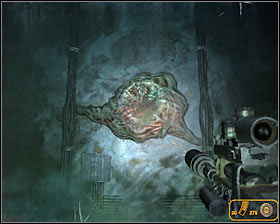 You must now fight your way through a long corridor where you'll be dealing with amoeba - Walkthrough - Biomass - Chapter 6 - Metro 2033 - Game Guide and Walkthrough