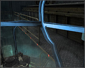 Wait for the icon to change its color from blue to green and then hold a mouse button to lower the crane's arm - Walkthrough - Biomass - Chapter 6 - Metro 2033 - Game Guide and Walkthrough