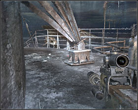 Ignore image distortions and head outside #1 to continue exploring the tower - Walkthrough - Top - Chapter 7 - Metro 2033 - Game Guide and Walkthrough