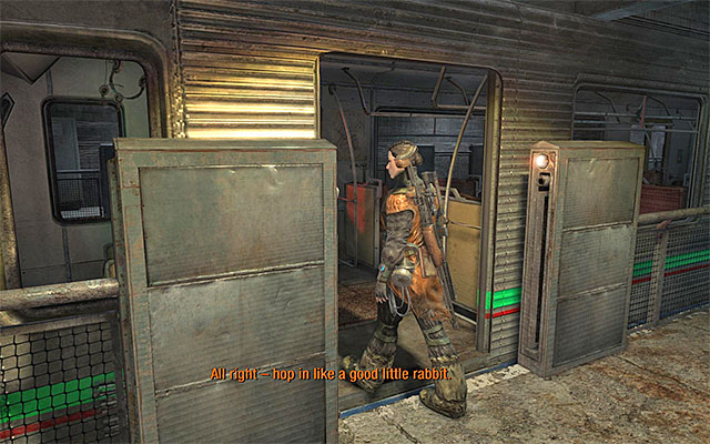 Now you can enter the elevator - Find the Dark One in the Gardens - Chapter 1: Sparta - Metro: Last Light - Game Guide and Walkthrough