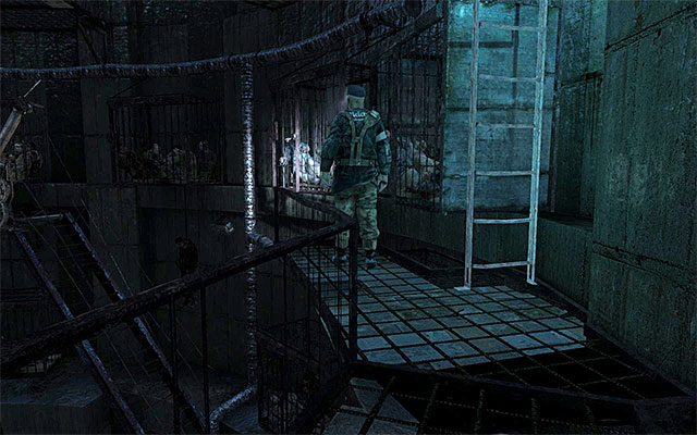 Turn around and wait until the guard visible in a distance goes to the left - Follow Pavel and avoid detection - Chapter 3: Pavel - Metro: Last Light - Game Guide and Walkthrough