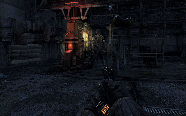 Both paths described above allow you to get close to the building occupied by enemy forces - Find a way to get upstairs - Chapter 5: Separation - Metro: Last Light - Game Guide and Walkthrough