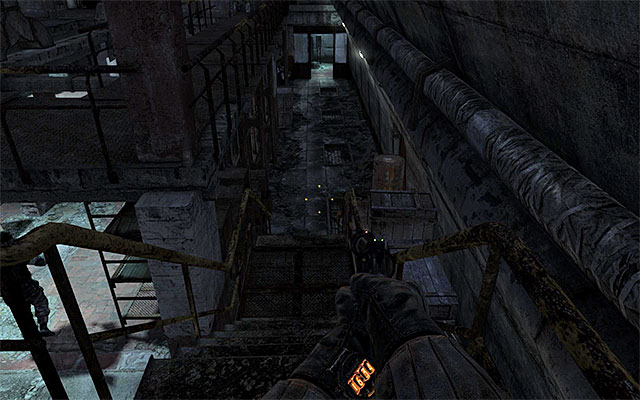 Eventually you have to get to the new stairs leading to the ground floor - Find and save Pavel - Chapter 6: Facility - Metro: Last Light - Game Guide and Walkthrough