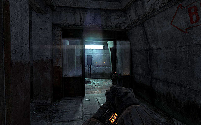 There are three enemies in the main room on the ground floor - Find and save Pavel - Chapter 6: Facility - Metro: Last Light - Game Guide and Walkthrough