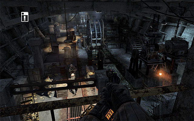 Carefully approach a single guard - Find and save Pavel - Chapter 6: Facility - Metro: Last Light - Game Guide and Walkthrough