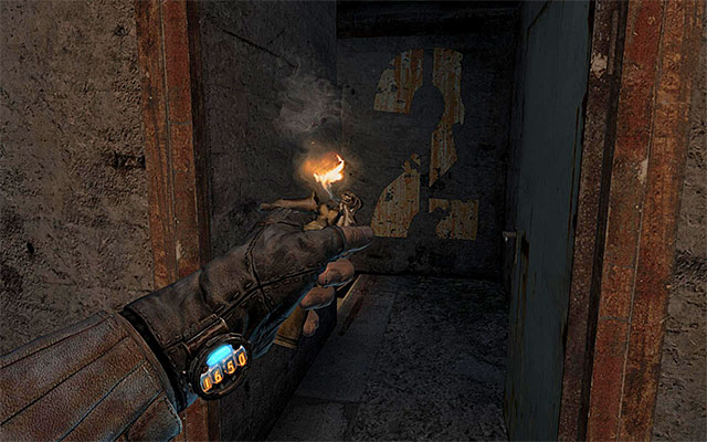 Finally approach two guards guarding a corridor near the place, where you've starting exploration of this area and make sure to kill or knock out one of the guards when he is away from his colleague - Find and save Pavel - Chapter 6: Facility - Metro: Last Light - Game Guide and Walkthrough