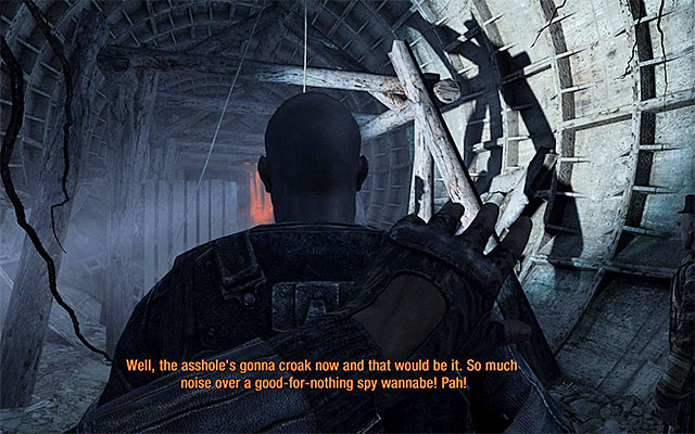 After regaining control over Artyom you'll be forced to act quickly in order to save Pavel hanging on the line - Find and save Pavel (2) - Chapter 6: Facility - Metro: Last Light - Game Guide and Walkthrough
