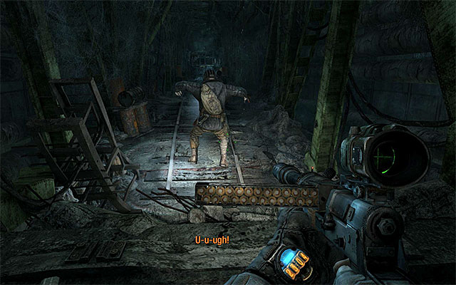 Wait until Pavel opens the door and enter new big tunnel - Find a way through the catacombs - Chapter 7: Torchlight - Metro: Last Light - Game Guide and Walkthrough