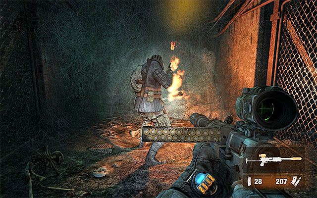 Wait until Pavel prepares a torch and follow him - Find a way through the catacombs - Chapter 7: Torchlight - Metro: Last Light - Game Guide and Walkthrough