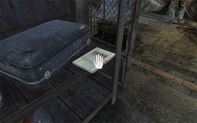 Walk through the tarp and immediately turn left to collect Artyom's diary note from the shelf shown in the above picture - Meet Pavel at the theater entrance - Chapter 9: Bolshoi - Metro: Last Light - Game Guide and Walkthrough