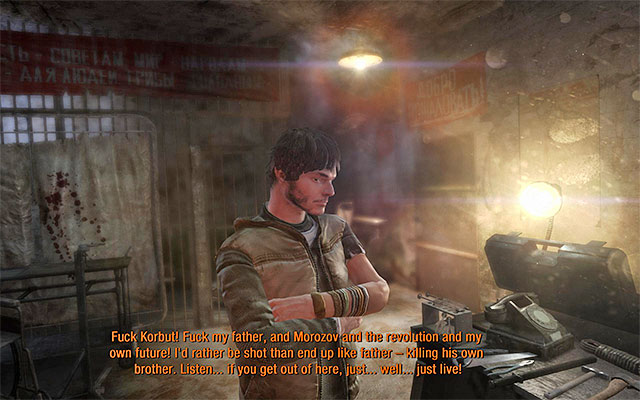 This chapter is similar the previous one in many respects - Escape the Red Line territory - Chapter 10: Korbut - Metro: Last Light - Game Guide and Walkthrough