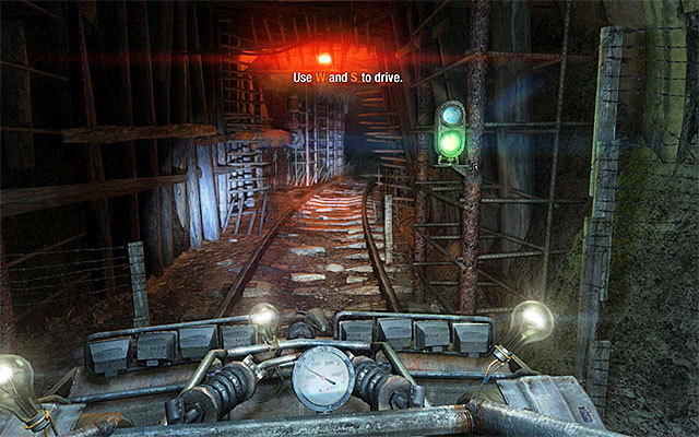 Acquaint yourself with the hints displayed by the game, concerning the keys for controlling the car - Use the railcar to reach Venice - Chapter 12: Regina - Metro: Last Light - Game Guide and Walkthrough