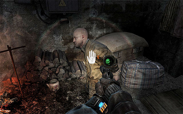 It would be good now to take care of the exploration of the area, by searching all the corpses and interactive containers - Find someone to help move the railcar out of the way - Chapter 13: Bandits - Metro: Last Light - Game Guide and Walkthrough